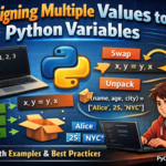 Assigning Multiple Values to Python Variables in Python with examples