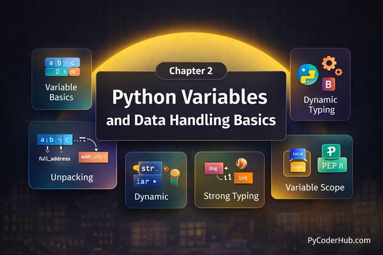 Chapter 2 Python Variables and Data Handling Basics overview