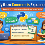 Python comments explained – single-line, inline, block, and docstring comments with best practices
