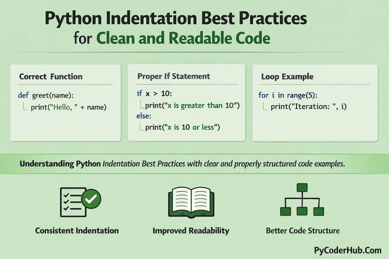 Python Indentation Best Practices for Clean and Readable Code