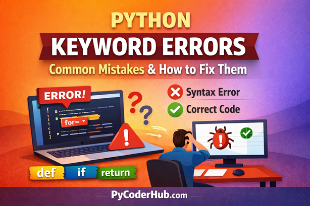 Python Keyword Errors Explained: Common Mistakes and How to Fix Them