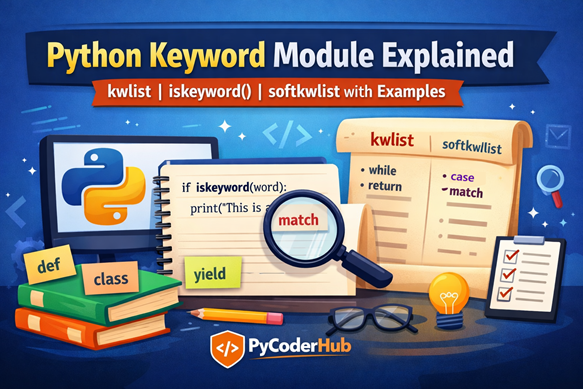 Python Keyword Module Explained: kwlist, iskeyword(), softkwlist with Examples