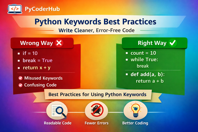 Python Keywords Best Practices: Write Cleaner, Error-Free Code