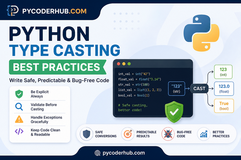 Python type casting best practices illustrated with safe and unsafe conversion examples